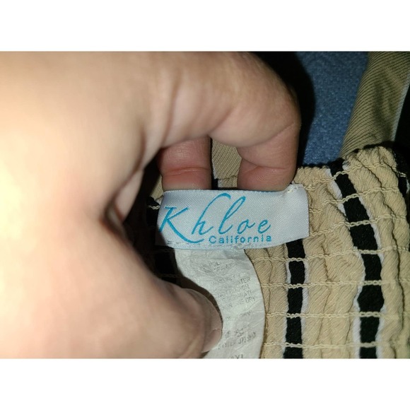 Khloe California Wide-Leg 1 pc outfit Women's 3XL Striped Ruched Waist (R) - Picture 6 of 9